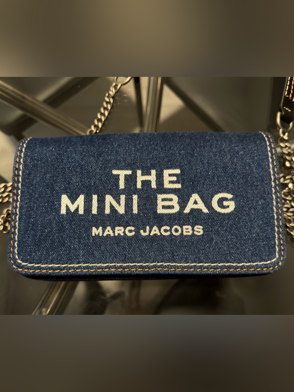 Marc Jacobs The Denim Mini Chain Bag